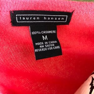 Lauren Hansen Sweaters - LAST CHANCE💞Lauren Hansen pink cashmere cardigan Lauren Hansen Sweaters - LAST CHANCE💞Lauren Hansen pink cashmere cardigan